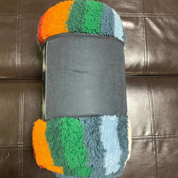 Pendleton Sherpa Fleece Blanket Bedding Bedroom Striped Throw size King - Picture 6 of 6